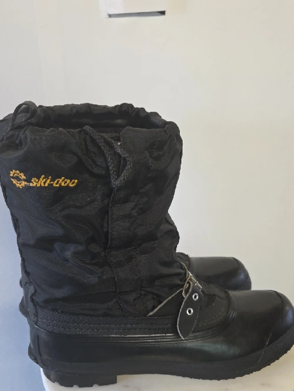 Ski-Doo Men's Black Insulated Snow Boots Vintage Size 9